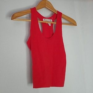 Vintage womens racerback crop top